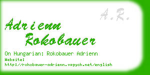 adrienn rokobauer business card